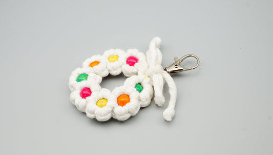 Macrame Keychain - Orange