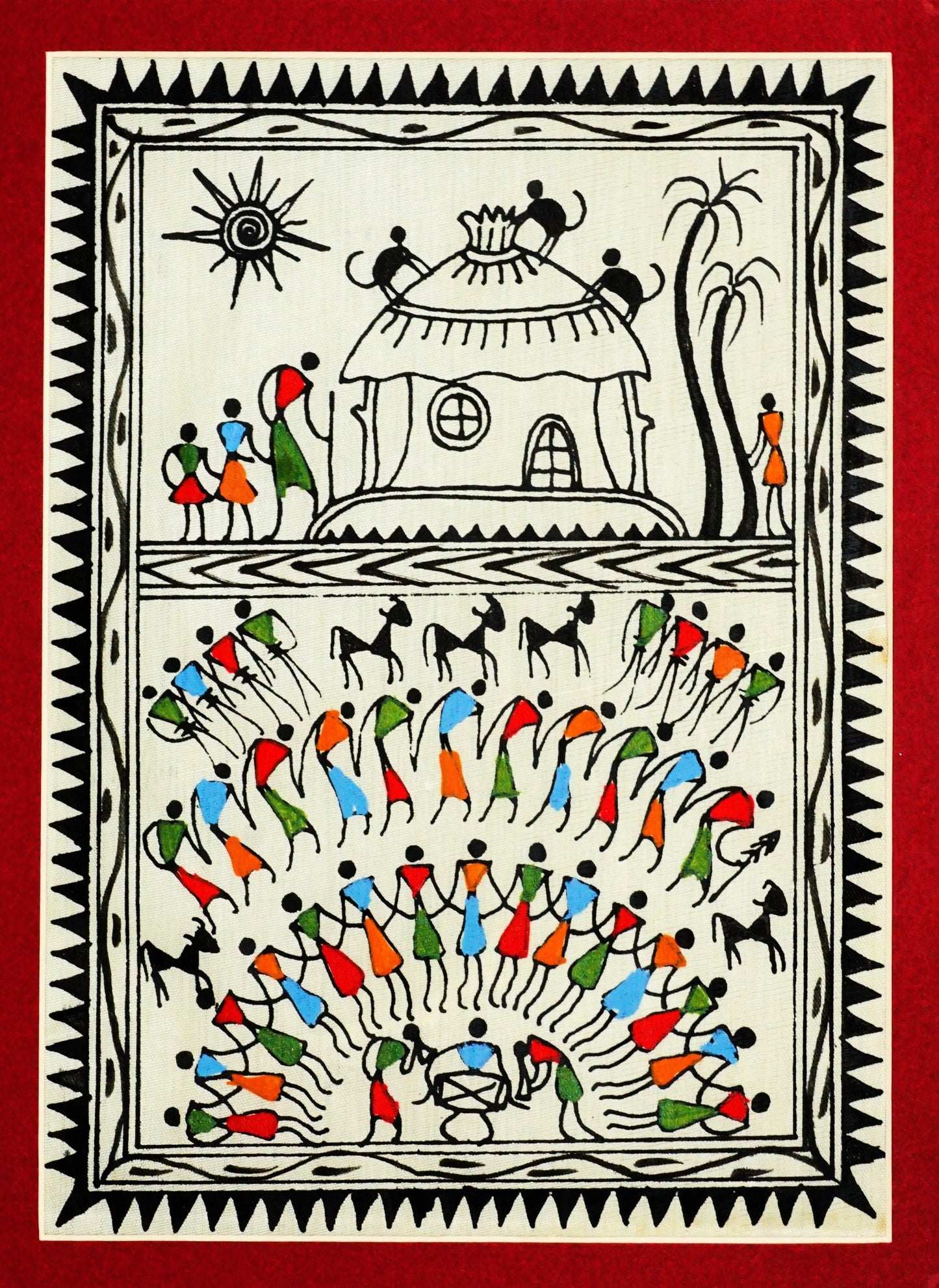 Tribal Folk Art Painting